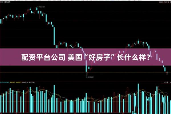 配资平台公司 美国“好房子”长什么样？